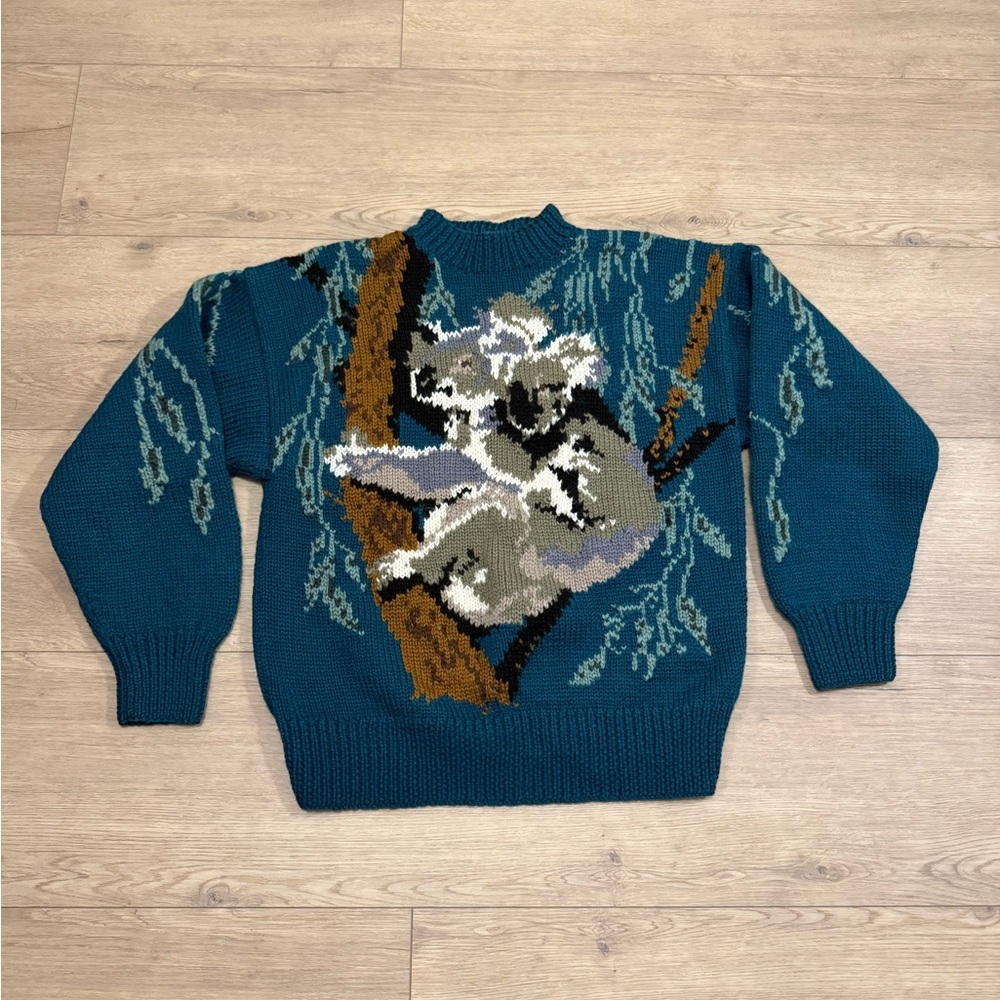 Vintage Rare American Eagle‎ Koala Wool Sweater Small